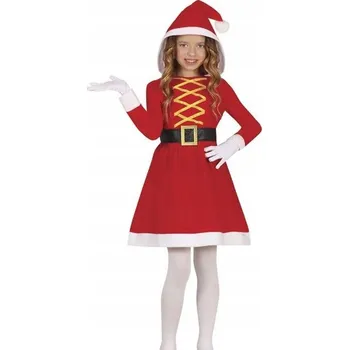 Karnevalový kostým KOSTÝM MALÉ MIKULÁŠE S KAPUCÍ BAMBULE VÁNOCE 116