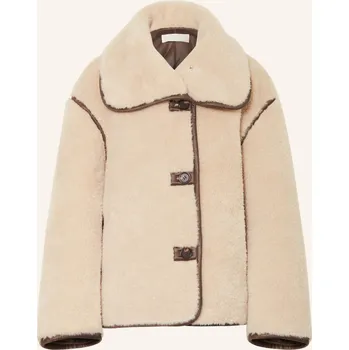 Arket Dámská Bunda Z Umělé Kožešiny, béžová, 40