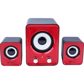 USB Reproduktory Kisonli U-2400 - červené