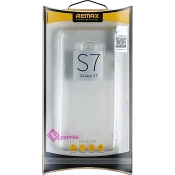 Pouzdro na mobilní telefon Pouzdro Remax pro Samsung Galaxy S7 - průhledné