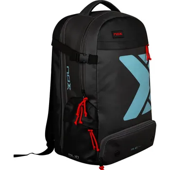 Tenisová taška Batoh na rakety NOX Ml10 Team Black Backpack