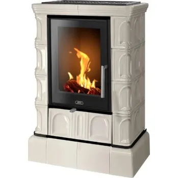 Krbová kamna ABX Britania Exklusive kachlový sokl hnědá