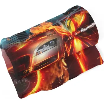 deka Sablio Deka Auto v plamenech - 150x120 cm