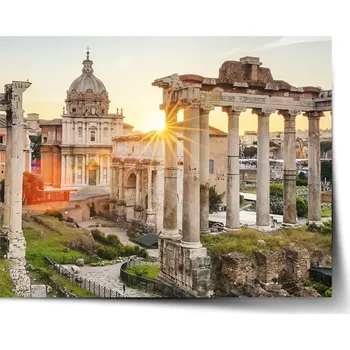 Plakát Sablio Plakát Řím Forum Romanum - 60x40 cm