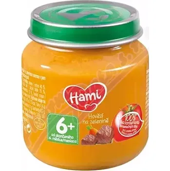 Kojenecká výživa Hami Hovězí na zelenině 125g 6m+