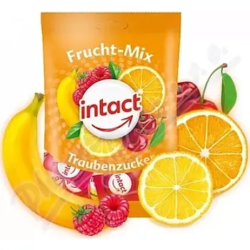 Čokoláda Intact hroznový cukr Frucht-mix 75g