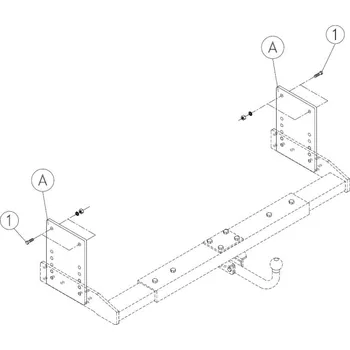 Tažné zařízení 5POSITIONS LOWERING KIT AL-KO FRAMES AND CAMPER WITH EXISTING EXTENSION BARS
