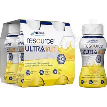 Speciální výživa Resource Ultra Fruit Ananas por.sol.4x200ml