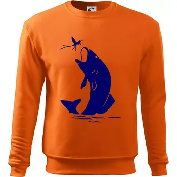 Pánská mikina Ryba - komár - Mikina Essential pánská - S ( Oranžová )