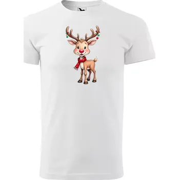 Sablio Vánoční tričko s potiskem SOB - bílé L