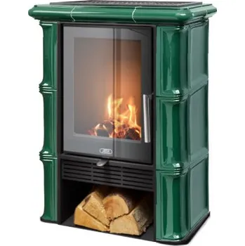 Krbová kamna ABX Sicilia Exklusive zelená (flaschengrün)