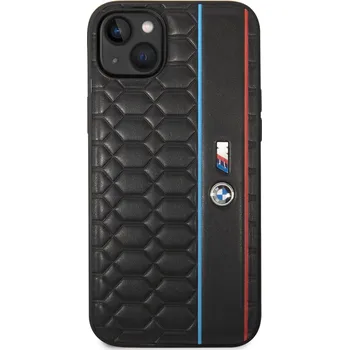 Pouzdro na mobilní telefon BMW M Hexagonal Pattern Zadní Kryt pro iPhone 14 Black