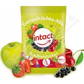 Čokoláda Intact hroznový cukr zahradní mix 75g