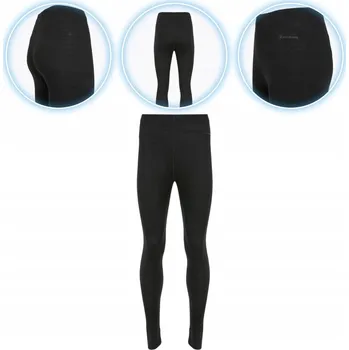 Dámské kalhoty Dámské termoaktivní kalhoty WOOLCANO 100% Merino PANT0542 černé L