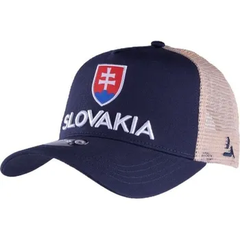 Kšiltovka Trucker kšiltovka FLLÖS T-CAP SLOVAKIA 7 UNI Bílá, Tmavě modrá, Mix