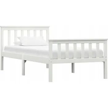 Postel Jednolůžko dřevěné GV1 100x200 bílé