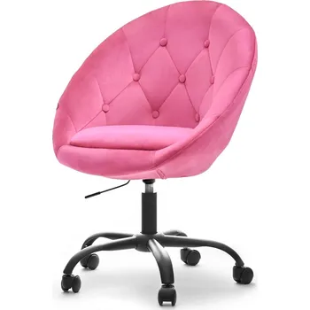 Křeslo Mebel Partner Lush 4 (růžová + černá)