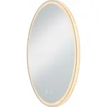 Zrcadlo SLV nástěnné kulaté s kovovým rámem 60 x 60 mm