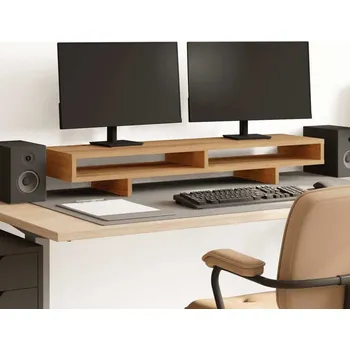 Držák monitoru vidaXL Stojan na monitor 100 x 27 x 15 cm kompozitní dřevo [854759] Barva: dub artisan