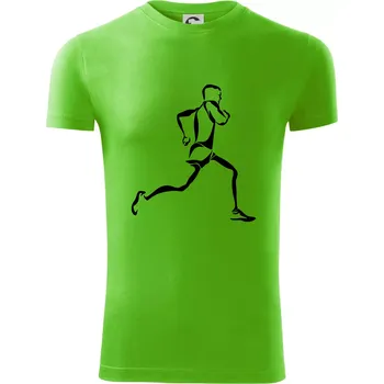 Pánské oblečení Běžec - Viper FIT - Pánské zůžené tričko - S ( Apple Green )