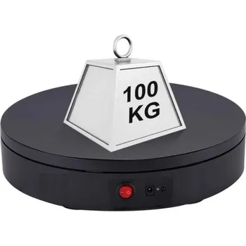 Televizní držák DeTech Otočný stojan pro 360° fotografie - nosnost 100 kg - černá