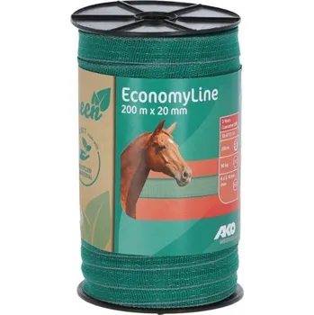 Ohradník Ohradníková páska AKO EconomyLine zelená/šedá 20mm/200m