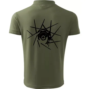 Pánská košile Cyclo výplet - Polokošile pánská Pique Polo 203 - XL ( Khaki )