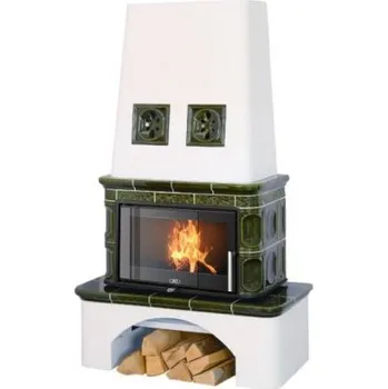 Krbová kamna ABX Laponie Exklusive zelená