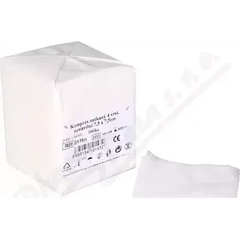 Krytí na ránu Kompres netk.text.nest.7.5x7.5cm/100ks Steriwund