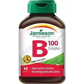 Přírodní produkt JAMIESON B-komplex 100mg s postupným uvolň.tbl.60
