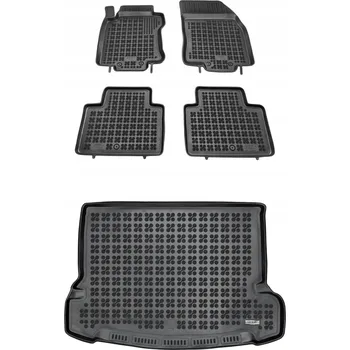 autokoberec Gumová sada autokoberců a vana do kufru Nissan X-Trail III T32 2013-2017 před faceliftem