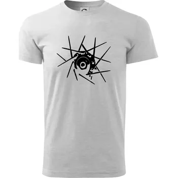 Pánské tričko Cyclo výplet - Triko extra velké (5-8XL) - 6XL ( Světlešedý Melír )