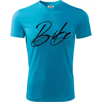 Chlapecké tričko Nápis bike - Dětské triko sportovní (dresovina) - 134 cm/8 let ( Světlý tyrkys )