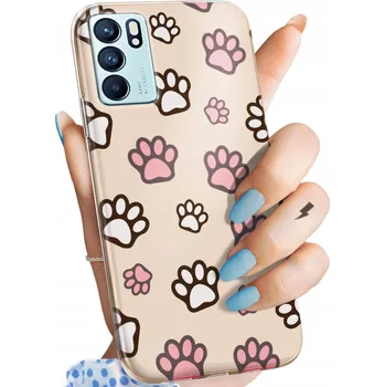 Pouzdro na mobilní telefon Pouzdro Hello Case Zadní Kryt pro Oppo Reno6 5G béžové