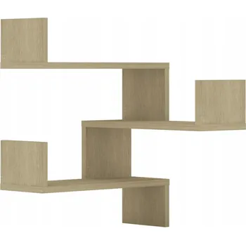 police Rohová nástěnná police Dub Sonoma 40x40x50 cm