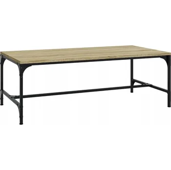 Konferenční stolek Konferenční stolek v industriálním stylu, dub sonoma, 100x50x35 cm, dřevotříska