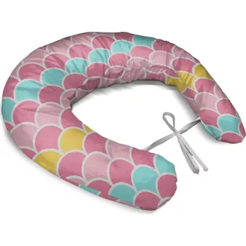 Polštář Sablio Těhotenský polštář Barevné šupiny