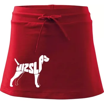 Dámská sukně Maďarský ohař - Sportovní sukně - two in one - L ( Červená )