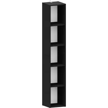 Knihovna Regál Matkam 30 cm x 175 cm x 30 cm černý