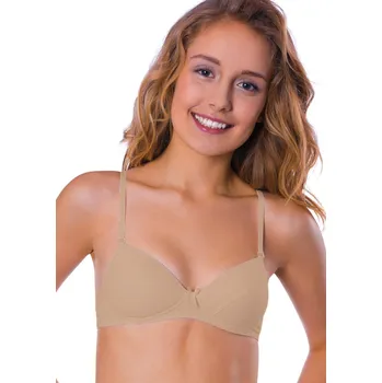 Podprsenka KEY podprsenka pro TEENAGERKY TBC024 béžová # 70AA