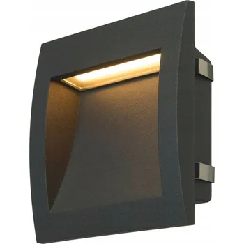 Nástěnné svítidlo SLV by Spotline DOWNUNDER OUT LED zapuštěné nástěnné svítidlo, antracit, SMD LED