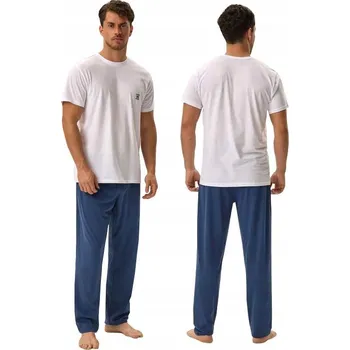 Pánské pyžamo Henderson pánské pyžamo 41918 Head krátký rukáv velikost XL