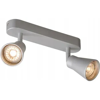 Nástěnné svítidlo BIG WHITE BIG WHITE AVO DOUBLE nástěnné a stropní svítidlo, dvě žárovky, QPAR51, stříbrnošedá, max. 2x50W 1000891