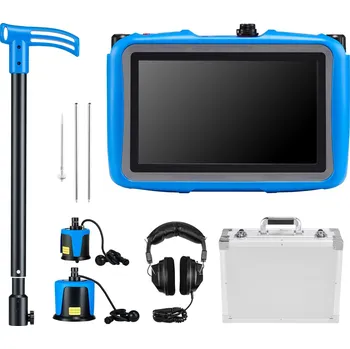 Detektor úniku vody Vevor Detektor úniků vody v potrubí, 1Hz–10000Hz, lcd dotykový displej, 5m