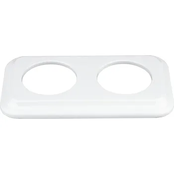 vypínač Rámeček dvojitý X-Site bílý