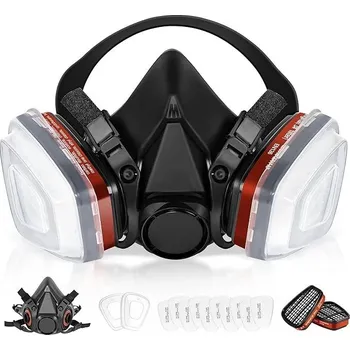 PROFESIONÁLNÍ LAKÝRNICKÁ MASKA PROTI PRACHU 6200 - KOMPLETNÍ SADA S FILTRY