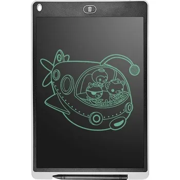 Grafický tablet DeTech Dětská kreslící podložka - Kids LCD K10, 12" - bílý