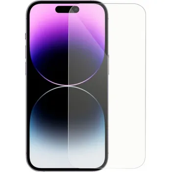 Tvrzené sklo DeTech pro iPhone 14, 0,3 mm, Průhledné