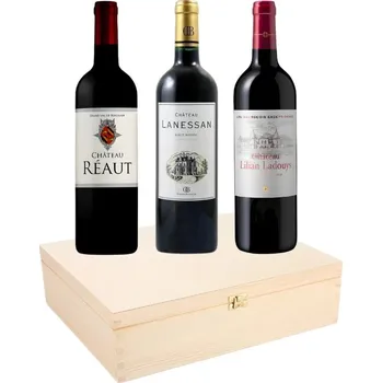 Dárkový box 3 červených vín - výběr apelací v Bordeaux