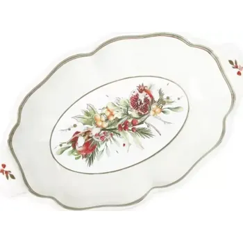 Miska na salát, cukroví 25cm Carol BRANDANI (barva - bílá)